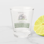 フットボールテールゲート祝&カップルシャワー ショットグラス (裏面)