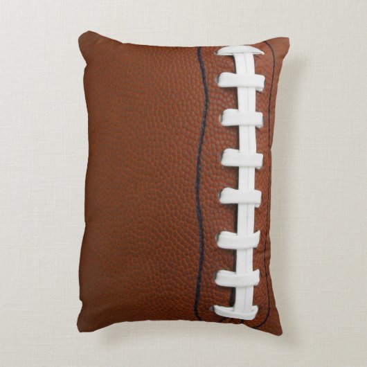 フットボールデザインアクセント枕 アクセントクッション (裏面(縦))