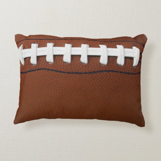 フットボールデザインアクセント枕 アクセントクッション (裏面)