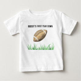 フットボールデビュー記念パーティー ベビーTシャツ