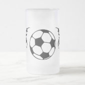 フットボールトライバル。 フロストグラスビールジョッキ (中央)