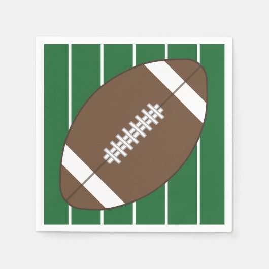 フットボールナプキンス スタンダードカクテルナプキン (正面)