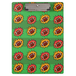 フットボールノートブック クリップボード