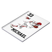 フットボールノートブック ノートブック (左側)