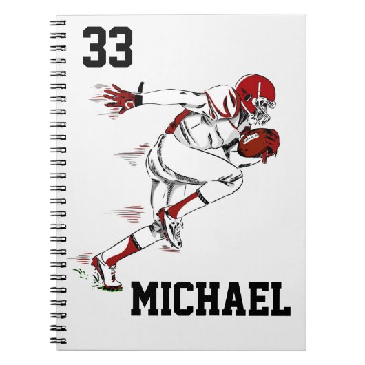 フットボールノートブック ノートブック (正面)