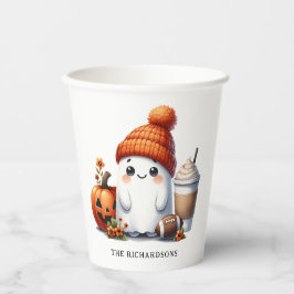 フットボールハロウィンカワイイ幽霊キッズパーティー 紙コップ