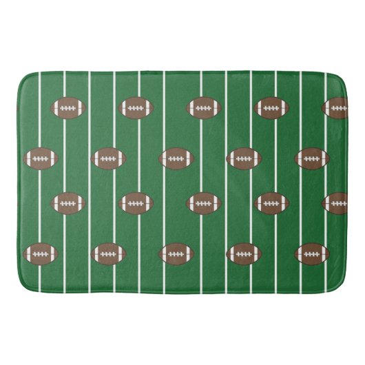 フットボールバスルーム敷物 バスマット (正面)