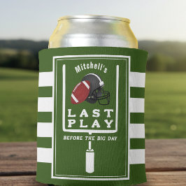 フットボールバチュラーパーティ遊ビッグデイ前の最後 缶クーラー