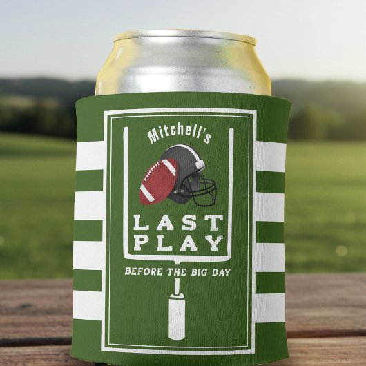 フットボールバチュラーパーティ遊ビッグデイ前の最後 缶クーラー