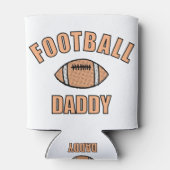 フットボールパパスケッチアンド文字 缶クーラー (裏面)