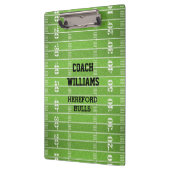 フットボールパーソナライズされた場 クリップボード (左)