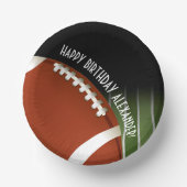 フットボールパーソナライズされた場 ペーパーボウル (正面)