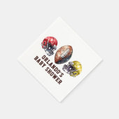 フットボールパーティーナプキンス スタンダードカクテルナプキン (角)