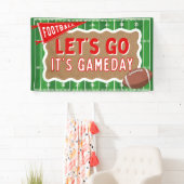 フットボールパーティーバナー 誕生日 観戦会 横断幕 (インサイチュ)