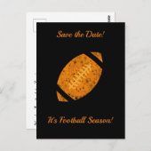 フットボールパーティー テールゲート用品 ブラック ゴールド ポストカード (正面/裏面)