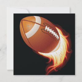 フットボールパーティー 招待状