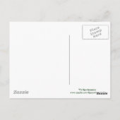 フットボールフィールドゴール ポストカード (裏面)