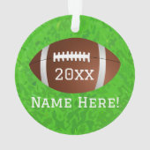 フットボールフィールドジュニア大学 オーナメント (裏面)