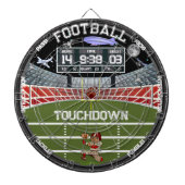 フットボールフィールドスタリーナイトスタジアムハウス ダーツボード (正面)