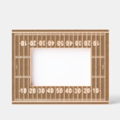 フットボールフィールドデザインエッチング写真枠 レーザー彫刻フレーム (正面)