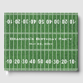 フットボールフィールドデザインゲストブック ゲストブック