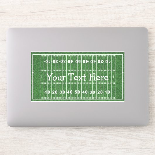 フットボールフィールドデザインコンターステッカー シール (コンピューター)