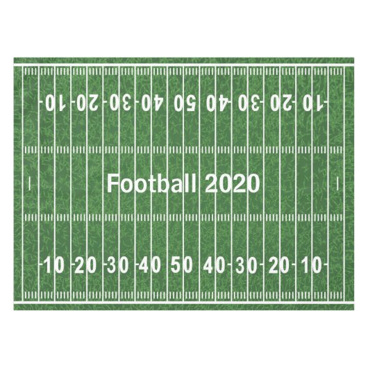 フットボールフィールドデザインテーブルクロス テーブルクロス (正面(横))