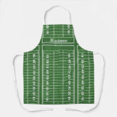 フットボールフィールドデザイン エプロン (正面)