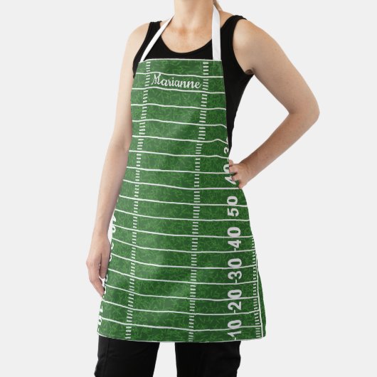 フットボールフィールドデザイン エプロン (インサイチュ)