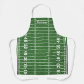 フットボールフィールドデザイン エプロン (正面)
