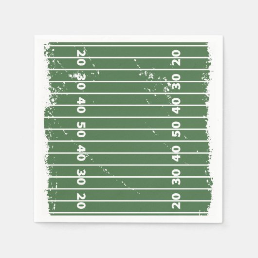 フットボールフィールドナプキンス スタンダードカクテルナプキン (正面)