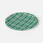 フットボールフィールド紙プレート ペーパープレート (アングル)