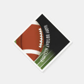 フットボールフィールド誕生日 スタンダードカクテルナプキン (角)