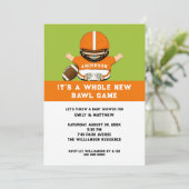 フットボールベビーシャワー招待状 招待状 (スタンド正面)