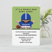 フットボールベビーシャワー招待状 招待状 (スタンド正面)