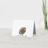 フットボールペナントサンキューカード サンキューカード (裏面)