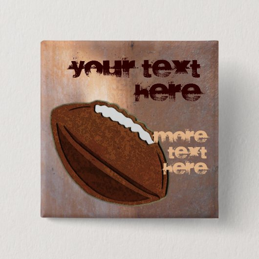 フットボールボタン 缶バッジ (正面)