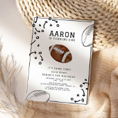 フットボールボーイズ誕生日パーティー 招待状