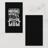 フットボールマザーラインマンマムソ誇りを持ったン 名刺 (正面/裏面)