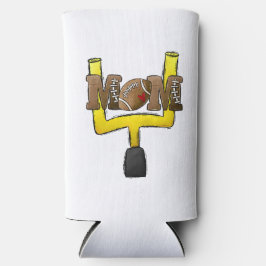 フットボールママゴールポスト スリム缶クーラー