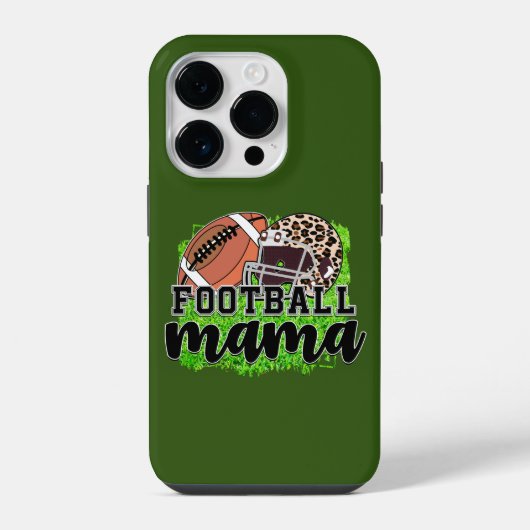 フットボールママ iPhoneケース (裏面)