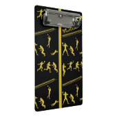 フットボールミニクリップボードデザイン ミニクリップボード (アングル)