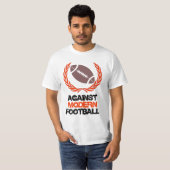 フットボールモダンシャツに対して Tシャツ (正面フル)