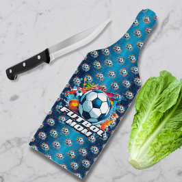 フットボールモマサッカーボールパターン カッティングボード