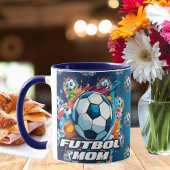 フットボールモマサッカーボールパターン マグカップ