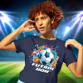 フットボールモマサッカーボールパターン Tシャツ