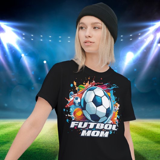 フットボールモマサッカーボールパターン Tシャツ