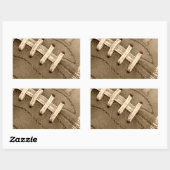 フットボールレース長方形シール 長方形シール (シート)