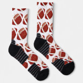 フットボール付き男性へスポーツクルーソックス ソックス (右)