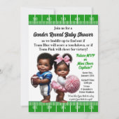 フットボール性別発表 招待状 (正面)